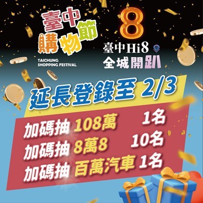 延長登錄至2月3日